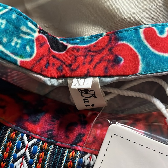 Dai yuan li - Multicolor Floral Long Sleeve Dress - Picture 7 of 8